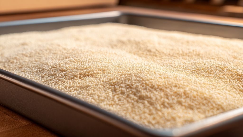 Réchauffer la semoule au four, au bain-marie ou à la poêle